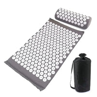 STILLPUNKT Akupressurmatte in Grau für die tägliche Wellness-Routine
Graues Premium Akupressurmatten-Set mit Kissen