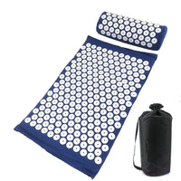 STILLPUNKT Akupressurmatte in Blau mit passendem Kissen
Blaues Akupressurmatten-Set für Entspannung und Wellness